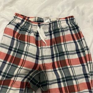 Plaid Pajama Pants in Red, Green, and White